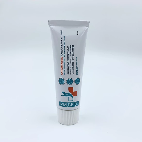 Immunetec antimikrobiális kéz- és bőrvédő krém 50 ml